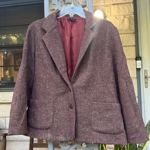 Present Tense tweed jacket
